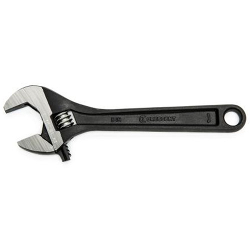 Adjustable Wrench, 6" L, 15/16" Max Width, Black Oxide Equipex