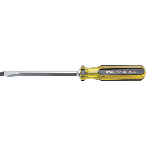 Tournevis pour &eacute;crous &agrave; fente 100 PLUS, Tige de 5/16", Carr&eacute;e, 11-1/8" lo, Prise en Plastique Equipex