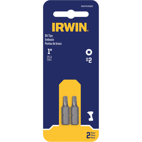 Insert Bits, Square, #2, 1/4" Drive Equipex
