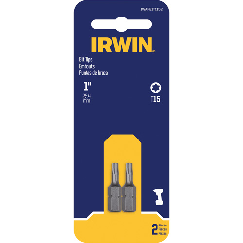 Insert Bits, Torx, T-15, 1/4" Drive Equipex