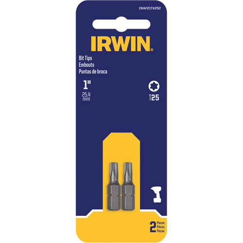 Embouts de tournevis &agrave; ins&eacute;rer, Torx, T-25, Prise 1/4" Equipex
