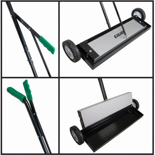 Magnetic Push Sweeper, 24" W Equipex