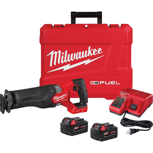 M18 Fuel Sawzall&reg; Reciprocating Saw Kit, 18 V, Lithium-Ion Battery, 3000 SPM Equipex
