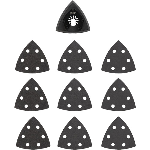 Ensemble pour patin de ponçage triangulaire 3-1/2" Open-Lok Equipex