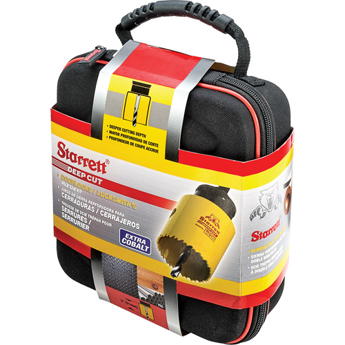 Deep Cut Hole Saw Kit, 9 Pieces Equipex