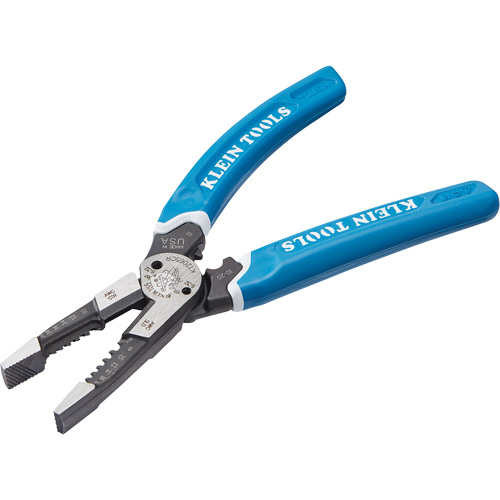 Outil polyvalent Klein-Kurve pour d&eacute;nuder, couper et sertir les fils, 8-1/4" lo, 8 - 20 AWG Equipex