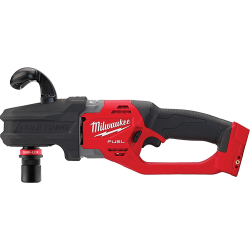 M18 Fuel Hole Hawg&reg; Right Angle Drill with Quik-Lok Chuck (Tool Only), 18 V, Lithium-Ion Equipex