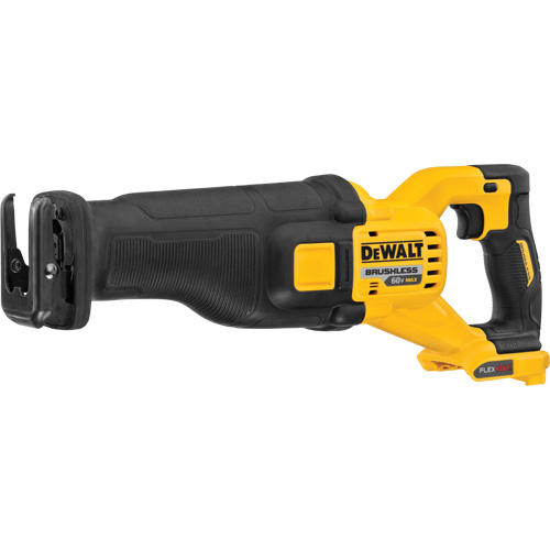 FlexVolt&reg; Max Brushless Reciprocating Saw (Tool Only), 60 V, Lithium-Ion Battery, 0-3000 SPM Equipex