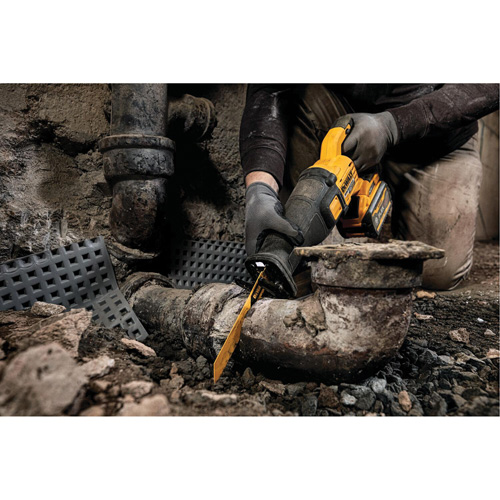 Ensemble de scie alternative sans balai FlexVolt Max, 60 V, Lithium-ion Bloc-pile, 0-3000 coups/min Equipex