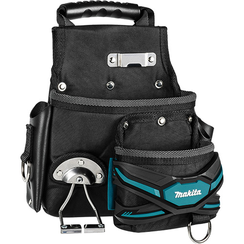 TH3 Roofer & General-Purpose Pouch, Multiple Tool Holder, Leather/Polyester/Polypropylene, 2 Pockets Equipex