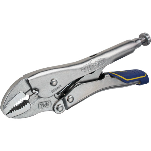 Vise-Grip&reg; Fast Release 7WR Locking Pliers with Wire Cutter, 7" Length, Curved Jaw Equipex