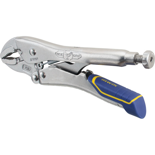 Vise-Grip&reg; Fast Release 7WR Locking Pliers with Wire Cutter, 7" Length, Curved Jaw Equipex