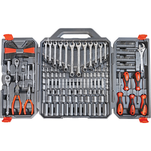 3/8" Drive 6 Point SAE/Metric Professional Tool Set Equipex