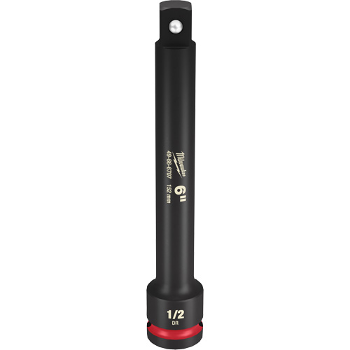 Shockwave Impact Duty Socket Extension, Impact, 1/2" Drive, 6" L Equipex