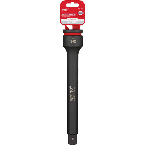 Shockwave Impact Duty Socket Extension, Impact, 3/4" Drive, 10" L Equipex