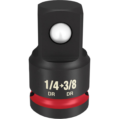 Shockwave Impact Duty Drive Adapter, Impact, 1/4" Drive, 3/8" Socket, 1" L Equipex