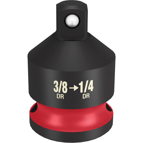 Shockwave Impact Duty Drive Adapter, Impact, 3/8" Drive, 1/4" Socket, 1.08" L Equipex