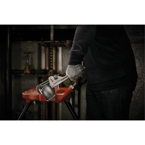 Cl&eacute; &agrave; tuyau, Cap des m&acirc;choires 1-1/2", Longueur 10", Prise Ergonomique Equipex