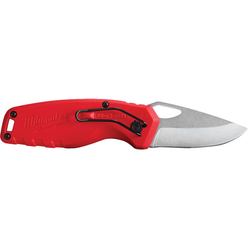 Couteau pliant compact, 2-1/2" lame, lame en Acier inoxydable, poign&eacute;e en M&eacute;tal Equipex