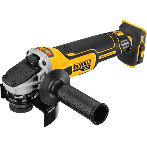 Max XR&reg; Slide Switch Small Angle Grinder with Kickback Brake (Tool Only), 4-1/2" Wheel, 20 V Equipex