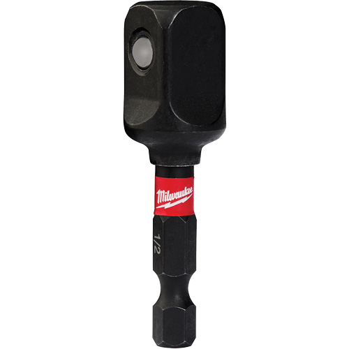 Adaptateur de douille &agrave; chocs Shockwave, 1/4" Prise, Dimension m&acirc;le 1/2", Sph&eacute;rique, 2" lo Equipex