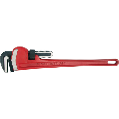 Cl&eacute;s &agrave; tuyaux, Cap des m&acirc;choires 3", Longueur 24", Fini Rev&ecirc;tement en poudre, Prise Ergonomique Equipex