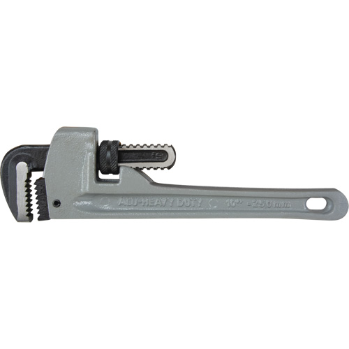 Pipe Wrench, 1-1/2" Jaw Capacity, 10" Long, Ergonomic Handle Equipex