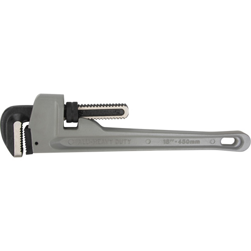 Pipe Wrench, 2-1/2" Jaw Capacity, 18" Long, Ergonomic Handle Equipex