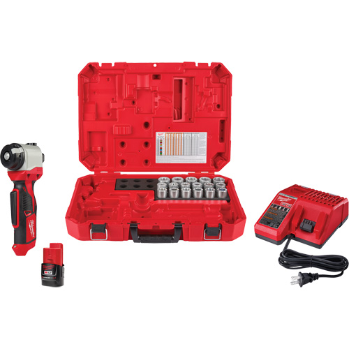 M12 Cable Stripper Kit with 17 Cu THHN/XHHW Bushings Equipex