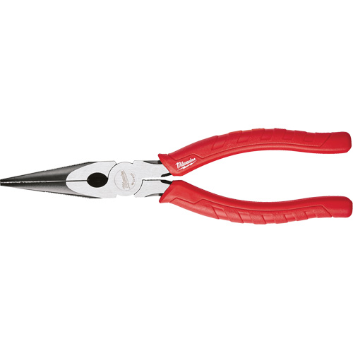 Comfort Grip Long Nose Pliers, 8" L Equipex
