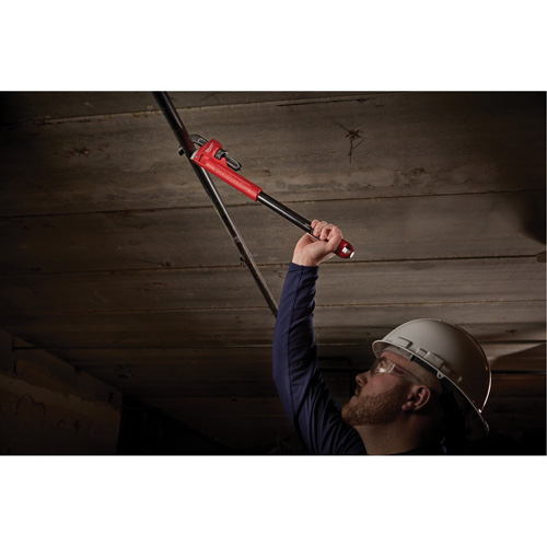 Cl&eacute; &agrave; tuyau adaptable Cheater, Cap des m&acirc;choires 2-1/2", Longueur 18"/24"/10", Fini Rev&ecirc;tement en poudre, Prise Ergonomique Equipex