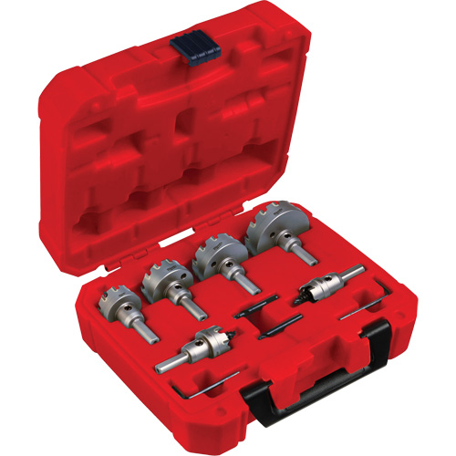 One-Piece Carbide Hole Cutter Set, 8 Pieces, Carbide Equipex