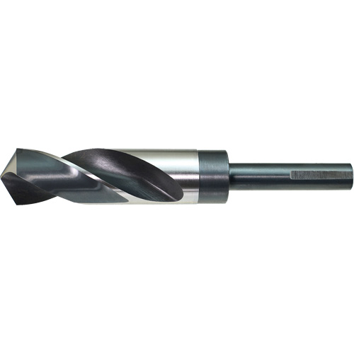 Foret &agrave; queue r&eacute;duite et &agrave; 3 m&eacute;plats S&D DRILLCO, 9/16", Acier rapide, Cannelure 3", Pointe de 118° Equipex