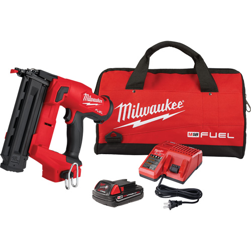 M18 Fuel 18 Gauge Brad Nailer Kit, 18 V, Lithium-Ion Equipex