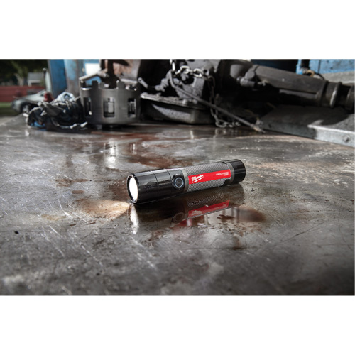 USB Compatible Compact Flashlight, LED, 800 Lumens, Rechargeable Batteries Equipex