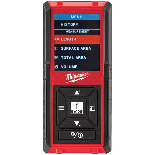 Laser Distance Meter, 0' - 330' (0 m - 100.6 m) Range, Digital (Electronic) Equipex