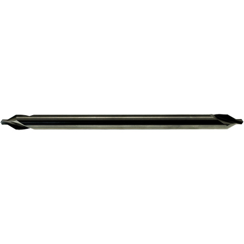 Drillco&reg; Combined Centre Drill & Countersink, #4, 1/8" Small Diameter, 5/16" Large Diameter, High Speed Steel Equipex