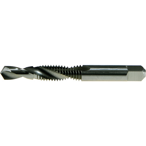 Drillco&reg; Combined Tap & Drill, 12-28, High Speed Steel Equipex