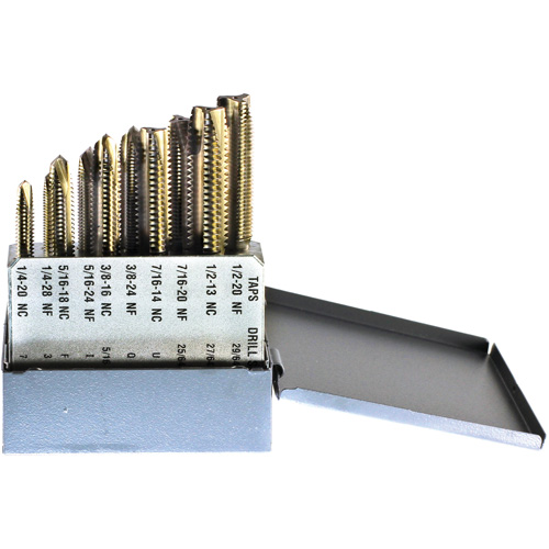 Jeu de tarauds Drillco, 10 morcea Equipex