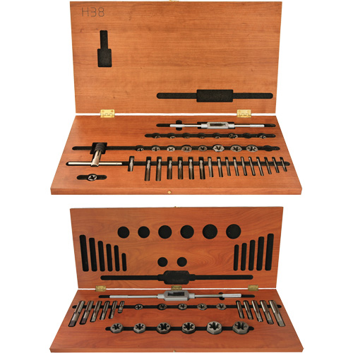 Drillco&reg; Tap & Hex Die Set, 58 Pieces Equipex