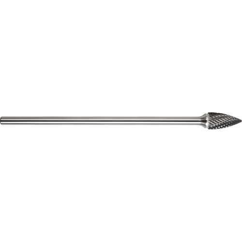 Drillco&reg; Double Cut Flame Shaped Burr, SG-1L6 Equipex