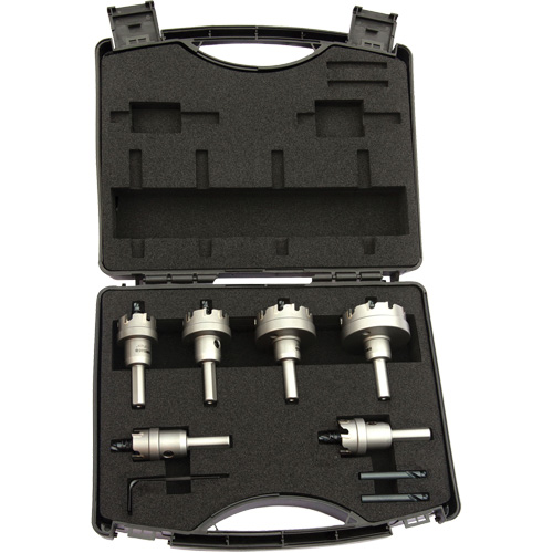 Drillco&reg; TCT Hole Cutter Set, 6 Pieces Equipex