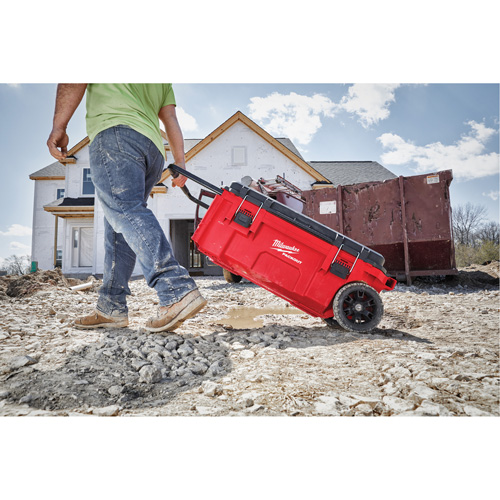 Packout Rolling Tool Chest, 15-4/5" x 34" x 28", Red Equipex