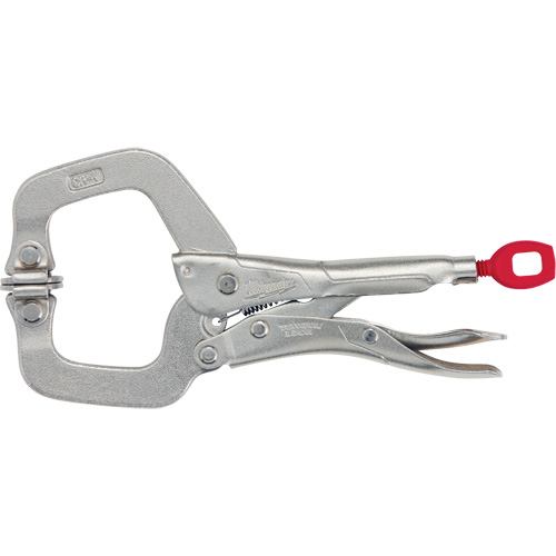 Pince-&eacute;tau en C &agrave; m&acirc;choires pivotantes Torque Lock, Longueur 6", Pinces serre-joints Equipex