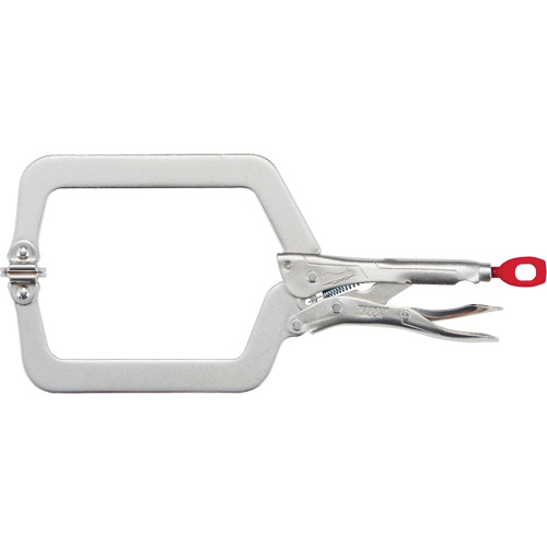 Pince-&eacute;tau en C &agrave; m&acirc;choires pivotantes Torque Lock, Longueur 9", Pinces serre-joints Equipex