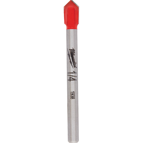 Glass & Tile Bit, 1/4", Carbide Equipex