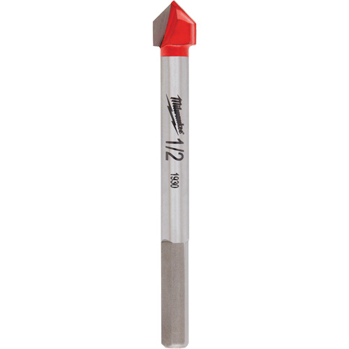 Jeu de forets pour verre et carreaux, 4 morceaux, Carbure Equipex