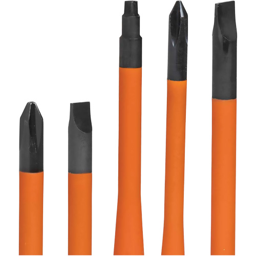 Jeu de tournevis isol&eacute;s &agrave; pointe mince, 1000 V, 6 M Equipex