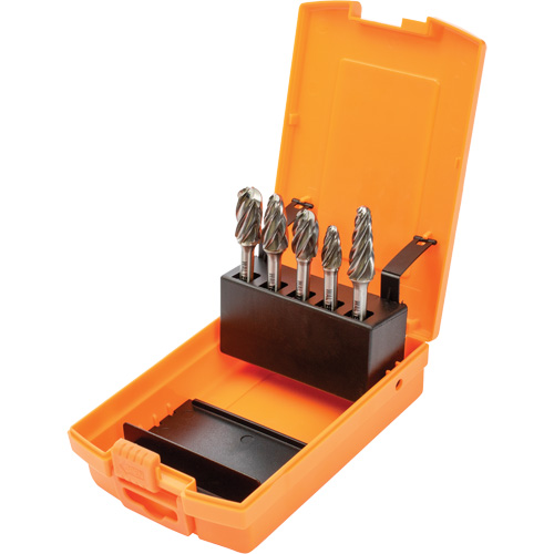 Alu-Cut Carbide Burr Kit, 5 Pieces Equipex