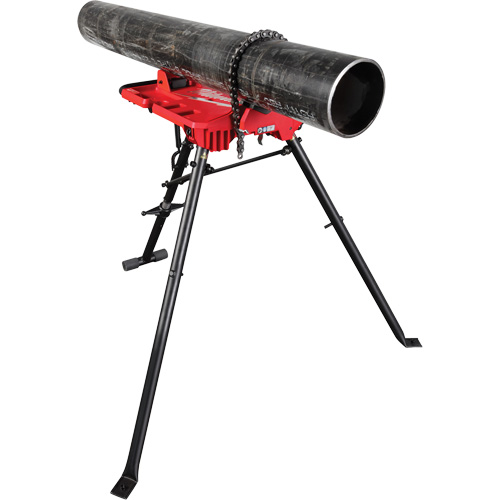 Tr&eacute;pied de nivellement de 6" avec &eacute;tau &agrave; chaîne Equipex